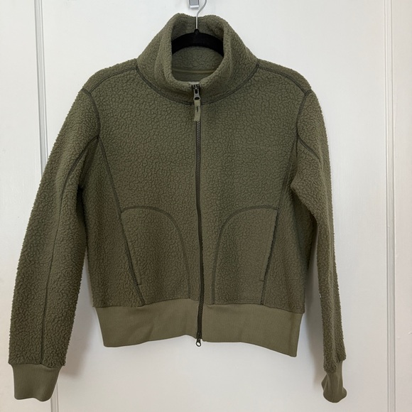 Everlane fleece bomber jacket - Picture 1 of 3